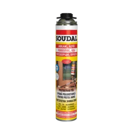 Pištoljska pur pena žuta zimska 750ml Soudal