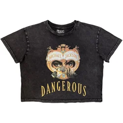 Michael Jackson Dangerous Charcoal Grey M Ženske Majica