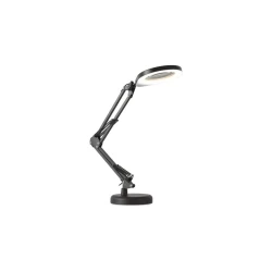 LED prigušiva stona lampa sa lupom 2u1 AURIQ LOUPE LED/10W/5V 3000/4000/6500K crna