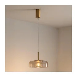LED luster na sajli LOBBY LED/8W/230V 3000K prečnik 30 cm