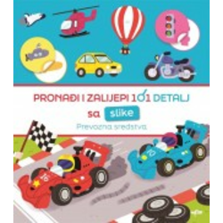 Pronađi i zalijepi 101 detalj sa slike - Prevozna sredstva