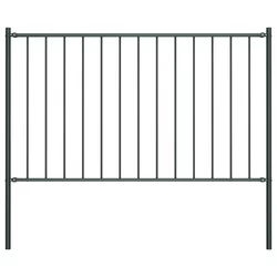 Ogradni panel Woerden sa stupovima čelik 1,7x1 m antracit boje