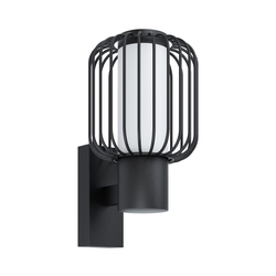 Eglo Ravello  spoljna zidna lampa/1, e27, 28w, ip44, pocinčani čelik/plastika/crno