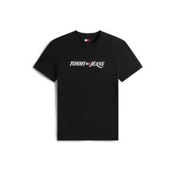 Tommy Jeans Majica mornarska/rdeča/črna/bela