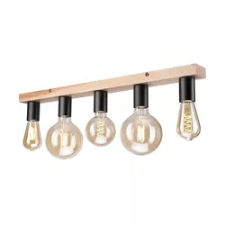 Plafonski luster VITO OAK 1xE27/60W/230V hrast