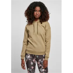 Womens khaki hooded