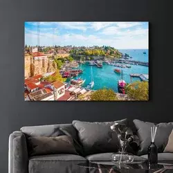 Wallity Dekorativna slika na kaljenom staklu, 35x55cm, Šarena