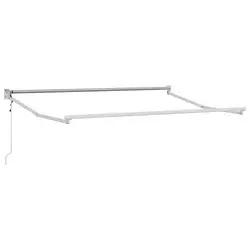 Električni sklopivi okvir tende Bijeli 3 x 2 m Aluminij