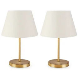 Opviq AYD 2336 Stona lampa, Zlatno-Bela