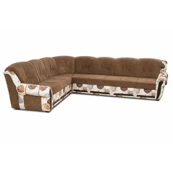 EuroAF Ugaona garnitura Lela, 245x120 cm, Braon