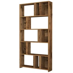 Hanah Home Lima Walnut Polica za knjige 90x180x20cm, Smeđa