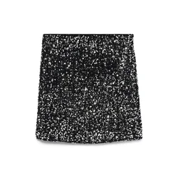 VERO MODA Krilo VMBELLA črna/srebrna