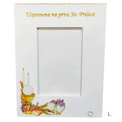 Personalizirani okviri za Prvu sv. Pričest za dječake  – Učinite uspomene nezaboravnima - 1. - 151167