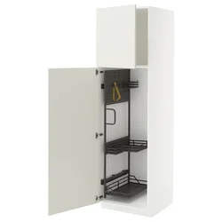 METOD Visoki element-ostava, bela/Veddinge bela, 60x60x200 cm