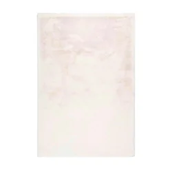 Kayoom PREPROGA Z VISOKIM FLOROM 80/150 cm tkano bela