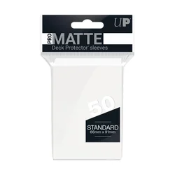 Ultra Pro Matte Desk Protector Sleeves 50 Standard White
