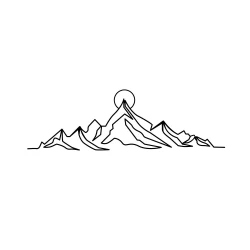 WALLXPERT Zidna dekoracija Everest