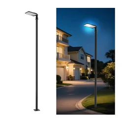 Brilagi-LED URBANLIGHT spoljna lampa sa stubom i kablom 4 m, LED/100W/230V, crna, IP65
