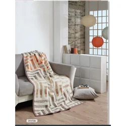 Dekordom ćebe eco blanket 150x200 - 21132c - beige orange ( 021955 )