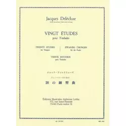 DELECLUSE:20 STUDIES FOR TIMPANI