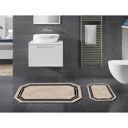 Lessentiel Maison Set 2 prostirke za kupatilo Krem