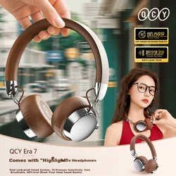 QCY Bluetooth slušalice Era 7, Braon