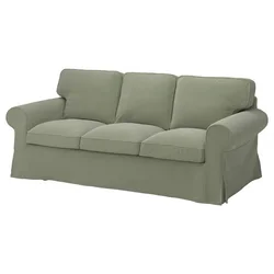 EKTORP Sofa trosed, Hakebo sivozelena