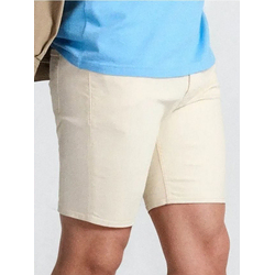 Sinsay - Slim kratke pantalone od trapera - krem