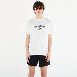 Majice New Balance Linear Graphic T-Shirt White XL