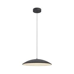 Schöner Wohnen 14607-18-LED prigušiva luster na sajli LENTE LED/23W/230V prečnik 50 cm crna