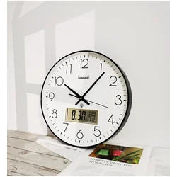 Telesonic Zidni sat, 36 cm, Crni
