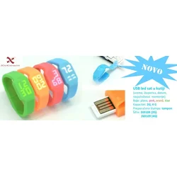 USB memorija sa satom 4Gb plava