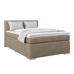 Boxspring Krevet Mira 140/200 cm , sivobraon