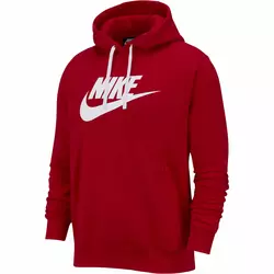 Nike Moški pulover PULOVER M CLUB HOODIE PO BB GX Rdeča