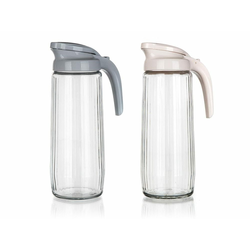 Stekleni vrč STRIPE 1500ml, plastični pokrov