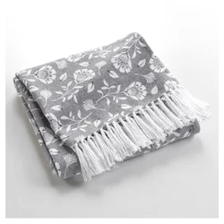 Siva odeja 125x150 cm Flavie – douceur dintérieur