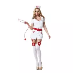 Ženski sexy kostim Medicinske sestra, Beli