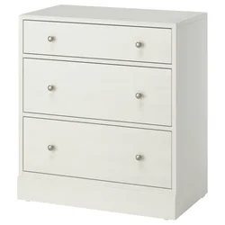 HAVSTA Komoda s 3 fioke, bela, 81x47x89 cm
