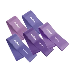 Rebel Active Fitnes mini elastične trake RBA-3002-PU, 5 komada, Latex, Ljubičaste