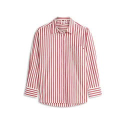 TOMMY HILFIGER Bluza Ess  ecru / češnjevo rdeča