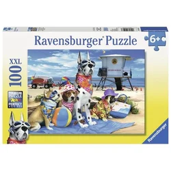 Ravensburger puzzle (slagalice) 100XXL Psi na plazi RA10526