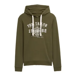 TOM TAILOR Majica oliva/bela