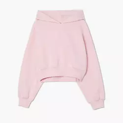 Cropp - Dukserica s kapuljačom - pastelno pink