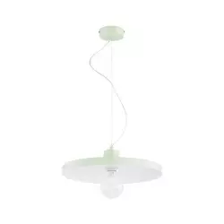 Luster na sajli ETERI 1xE27/15W/230V mentol zelene boje