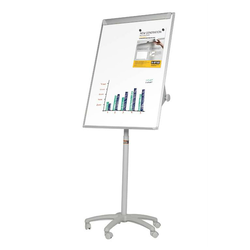 Bi-Office Tabla samostoječa Maya Mobile 70x102 cm Alu, magnetna, sivo stojalo