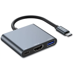 TECH-PROTECT V1-HUB ADAPTER 3IN1 GREY (9490713935248)