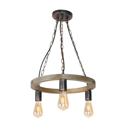 Luster na lancu HAKON 3xE27/60W/230V