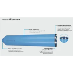 Bosch Standard for Concrete dijamantska kruna za bušenje 2608601739, 82 mm, 450 mm, 7, 10 mm