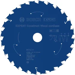 Bosch Aku list testere za građevinsko drvo Expert 2608902209, 160 mm, 24T