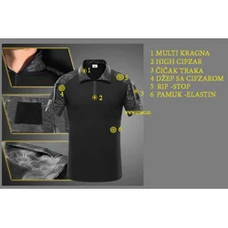 Military polo takticka majica